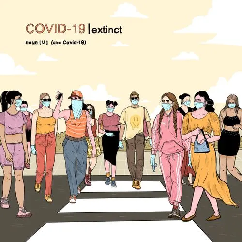 People wearing masks during the coronavirus pandemic